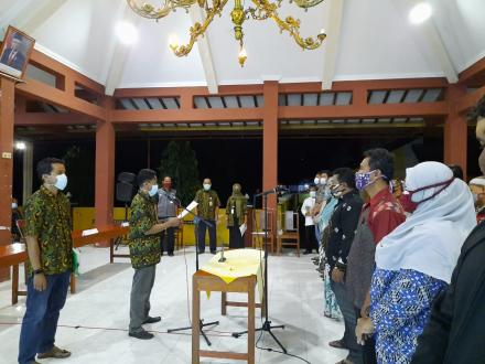 KETUA KPPS SE DESA SEGOROYOSO RESMI DILANTIK