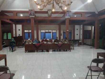 SOSIALISASI DAN EVALUASI PERCEPATAN VAKSIN DI KAPANEWON PLERET