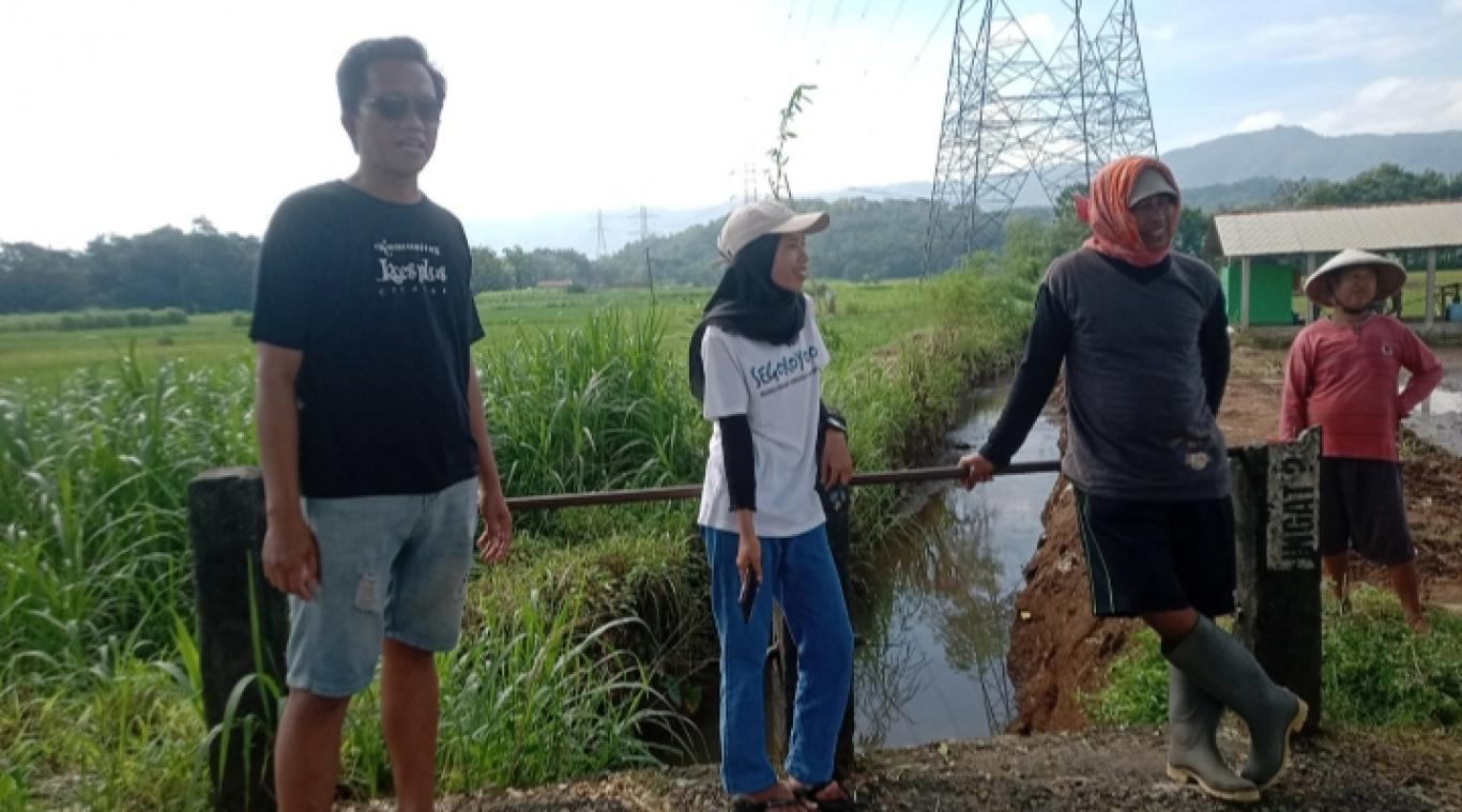 Ulu-Ulu Segoroyoso Tinjau Semangat Gotong Royong Petani Tirtoyoso III